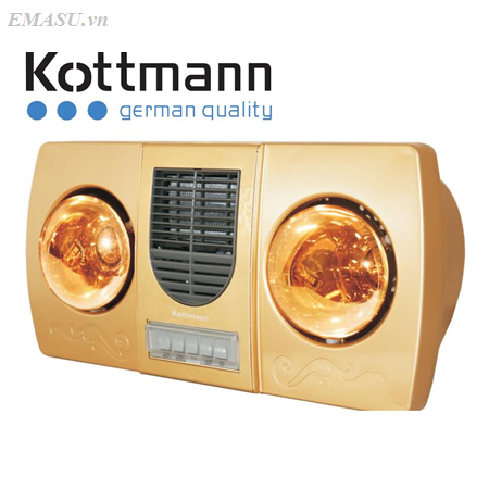 Đèn sưởi nhà tắm Kottmann 2 bóng K2BNV