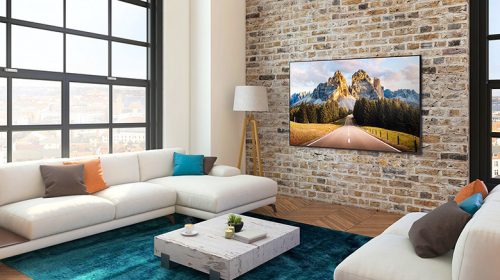 Smart Tivi Samsung 4K 43 inch 43AU7000 hình ảnh sắc nét gấp 4 lần Full HD với độ phân giải 4K