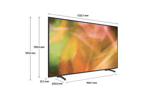 Smart Tivi Samsung 4K 55 inch 55AU8000 hài hòa cho không gian sống hiện đại của gia đình