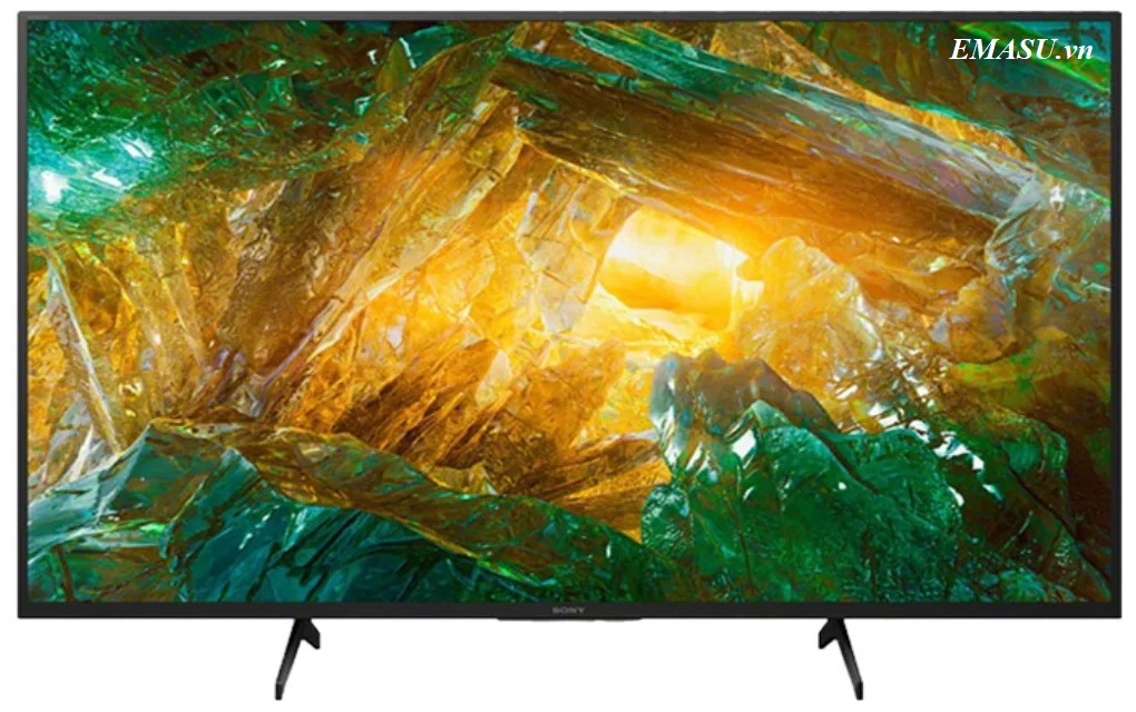 Smart Tivi 4K 43 inch Sony KD-43X8050H hình ảnh rõ nét, độ tương phản tốt, màu sắc sống động, âm thanh đa chiều rõ nét.