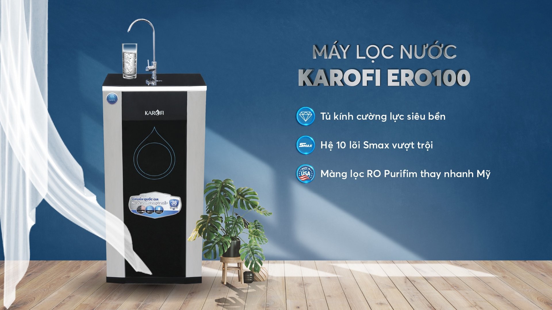 Hình ảnh minh hoạ máy lọc nước Karofi ERO100