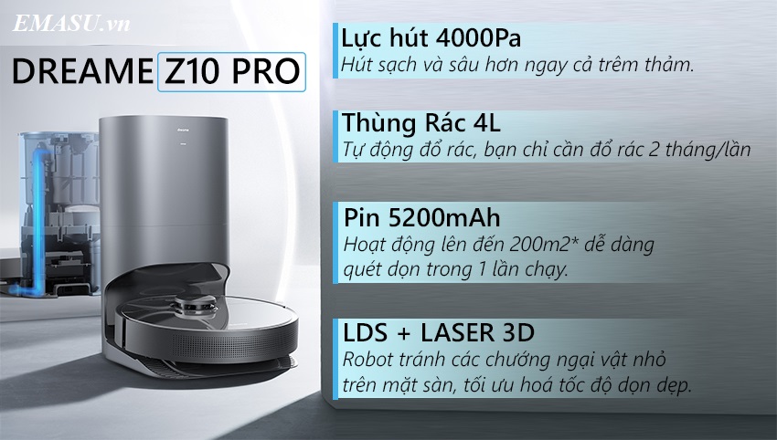 Muốn tìm nơi bán Robot hút bụi lau nhà Dreame bot Z10 Pro chính hãng uy tín nhất Hà Nội thì đến đâu