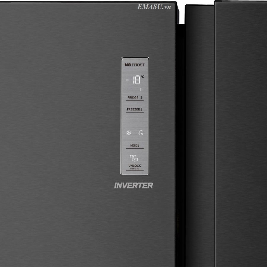 Tủ lạnh Side by side Casper 550 lít RS-570VBW với thiết kế Side by side độc đáo, sang trọng, đi kèm công nghệ tiết kiệm điện Inverter