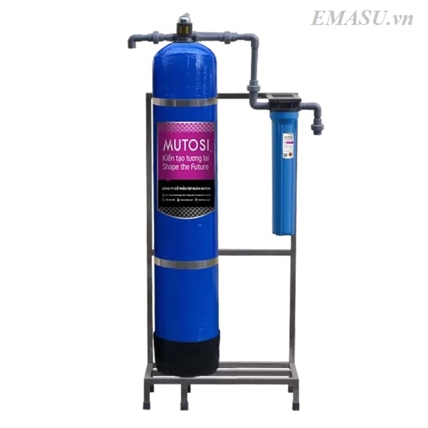 Hệ thống lọc tổng Mutosi MT011-1 xử lý nước sinh hoạt gia đình cho mọi nguồn nước nhiễm tạp chất
