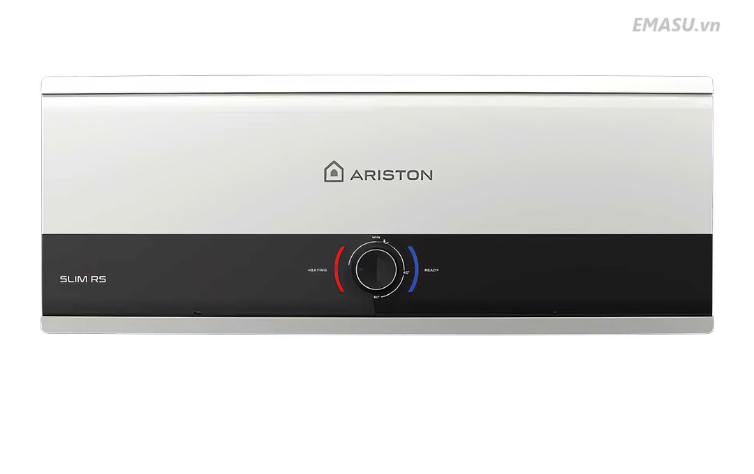 Bình nóng lạnh Ariston 20 lít SLIM3 20 RS là bình đun nước nóng dạng treo ngang, nhỏ gọn, phù hợp với mọi không gian phòng tắm gia đình