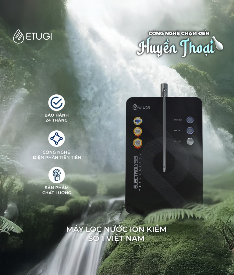 Ảnh máy lọc nước Ion kiềm Etugi ETG102TT-N
