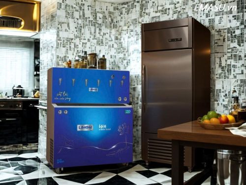 Hình ảnh máy lọc nước ion kiềm Limosi 100 Lít có 5 vòi nóng lạnh nguội LMS.ION-5NL-100