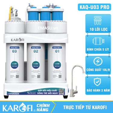 Ảnh máy lọc nước Karofi KAQ-U03 Pro chĩnh hãng giá tốt nhất