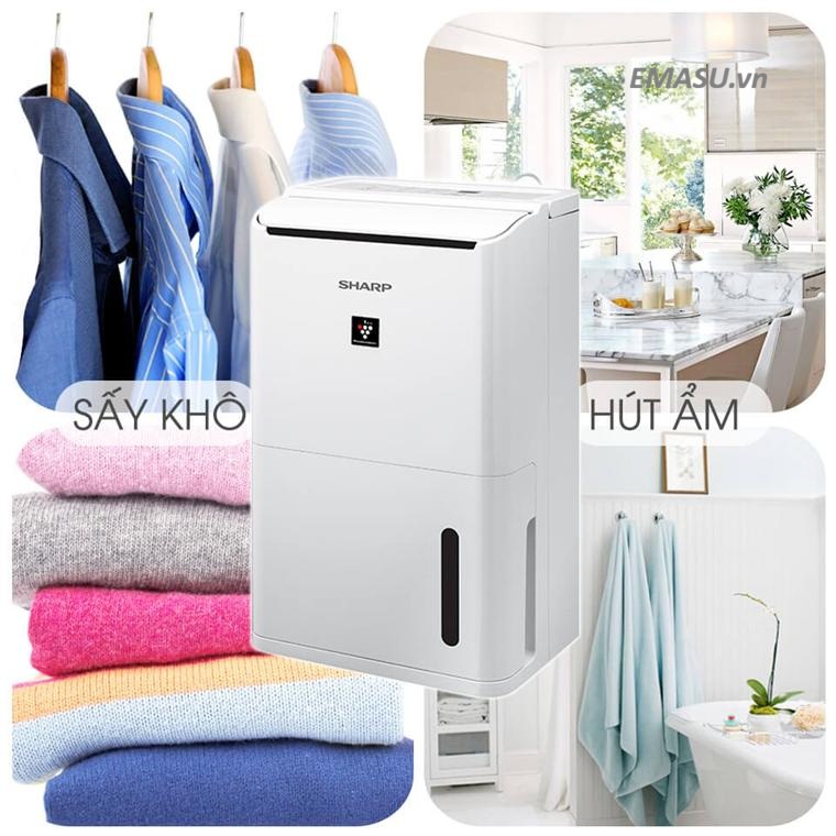 Máy hút ẩm Sharp DW-D12A-W