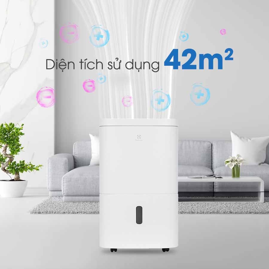 Diện tích sử dụng hiệu ảu của máy hút ẩm Electrolux EDH10TRBW1