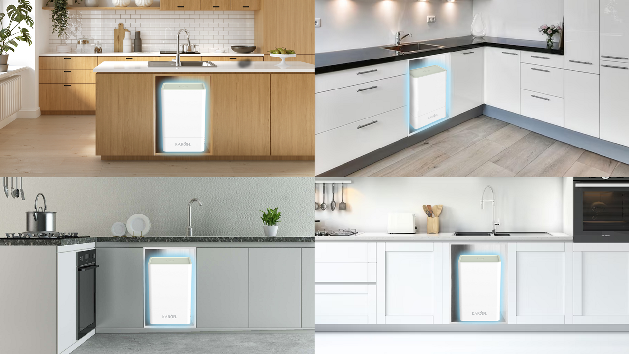 Máy lọc nước RO Karofi KAQ-U65 để gầm